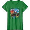 image:imageHot Wheels Monster Trucks  Always Go Big Spray Paint Wall TShirtKelly Green