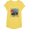 image:imageHot Wheels Monster Trucks  Always Go Big Spray Paint Wall TShirtLemon Yellow