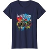 image:imageHot Wheels Monster Trucks  Always Go Big Spray Paint Wall TShirtNavy Blue