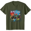 image:imageHot Wheels Monster Trucks  Always Go Big Spray Paint Wall TShirtOlive Green