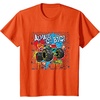 image:imageHot Wheels Monster Trucks  Always Go Big Spray Paint Wall TShirtOrange