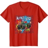 image:imageHot Wheels Monster Trucks  Always Go Big Spray Paint Wall TShirtRed