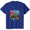 image:imageHot Wheels Monster Trucks  Always Go Big Spray Paint Wall TShirtRoyal Blue