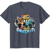 image:imageHot Wheels Monster Trucks  Crush It TShirtHeather Blue