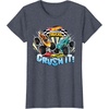 image:imageHot Wheels Monster Trucks  Crush It TShirtHeather Blue