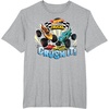 image:imageHot Wheels Monster Trucks  Crush It TShirtHeather Grey