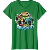 image:imageHot Wheels Monster Trucks  Crush It TShirtKelly Green