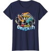 image:imageHot Wheels Monster Trucks  Crush It TShirtNavy Blue