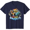 image:imageHot Wheels Monster Trucks  Crush It TShirtNavy Blue