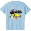 image:imageHot Wheels Monster Trucks  Go Big Go Hot Wheels TShirtBaby Blue