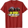 image:imageHot Wheels Monster Trucks  Go Big Go Hot Wheels TShirtCranberry Red