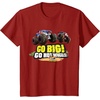image:imageHot Wheels Monster Trucks  Go Big Go Hot Wheels TShirtCranberry Red