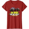 image:imageHot Wheels Monster Trucks  Go Big Go Hot Wheels TShirtCranberry Red