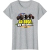 image:imageHot Wheels Monster Trucks  Go Big Go Hot Wheels TShirtHeather Grey