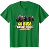 image:imageHot Wheels Monster Trucks  Go Big Go Hot Wheels TShirtKelly Green