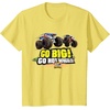 image:imageHot Wheels Monster Trucks  Go Big Go Hot Wheels TShirtLemon Yellow
