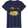 image:imageHot Wheels Monster Trucks  Go Big Go Hot Wheels TShirtNavy Blue