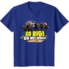 image:imageHot Wheels Monster Trucks  Go Big Go Hot Wheels TShirtRoyal Blue