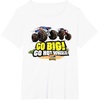 image:imageHot Wheels Monster Trucks  Go Big Go Hot Wheels TShirtWhite