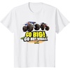 image:imageHot Wheels Monster Trucks  Go Big Go Hot Wheels TShirtWhite