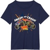 image:imageHot Wheels Monster Trucks  Smash and Crash TShirtNavy Blue
