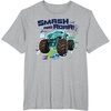 image:imageHot Wheels Monster Trucks  Smash and Roar TShirtHeather Grey