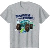 image:imageHot Wheels Monster Trucks  Smash and Roar TShirtHeather Grey