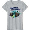 image:imageHot Wheels Monster Trucks  Smash and Roar TShirtHeather Grey
