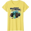 image:imageHot Wheels Monster Trucks  Smash and Roar TShirtLemon Yellow