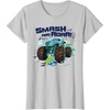 image:imageHot Wheels Monster Trucks  Smash and Roar TShirtSilver Grey