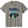 image:imageHot Wheels Monster Trucks  Smash and Roar TShirtSlate Grey