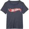 image:imageHot Wheels Red Flag Logo TShirtHeather Blue