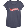image:imageHot Wheels Red Flag Logo TShirtHeather Blue