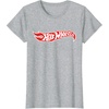 image:imageHot Wheels Red Flag Logo TShirtHeather Grey