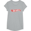 image:imageHot Wheels Red Flag Logo TShirtHeather Grey