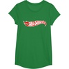 image:imageHot Wheels Red Flag Logo TShirtKelly Green
