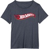 image:imageHot Wheels Red Logo TShirtHeather Blue