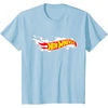 image:imageHot Wheels Smoke Flag Logo TShirtBaby Blue