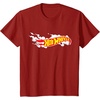 image:imageHot Wheels Smoke Flag Logo TShirtCranberry Red