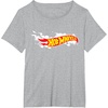 image:imageHot Wheels Smoke Flag Logo TShirtHeather Grey