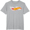 image:imageHot Wheels Smoke Flag Logo TShirtHeather Grey