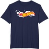 image:imageHot Wheels Smoke Flag Logo TShirtNavy Blue