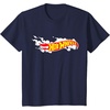 image:imageHot Wheels Smoke Flag Logo TShirtNavy Blue