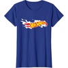 image:imageHot Wheels Smoke Flag Logo TShirtRoyal Blue