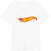 image:imageHot Wheels Smoke Flag Logo TShirtWhite