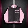 image:imageIsaac Morris Limited Hot Wheels Girls Bomber Jacket with Race Car Graphic Design Zip Up Varsity Jacket for Big Kids and TeensBlack and Pink