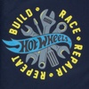 image:imageIsaac Morris Limited Mattel Hot Wheels Speed Club Boys Varsity Bomber Jacket  Graphic Print Hot Wheels Jacket for KidsNavy
