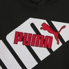 image:imagePUMA Boys Logo Pullover Hoodie Fleece Sweatshirt Large Front PocketBlackRed