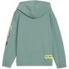 image:imagePUMA Boys Logo Pullover Hoodie Fleece Sweatshirt Large Front PocketGreen Moon  Hot Wheels