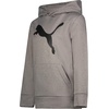 image:imagePUMA Boys Logo Pullover Hoodie Fleece Sweatshirt Large Front PocketLight Heather Grey